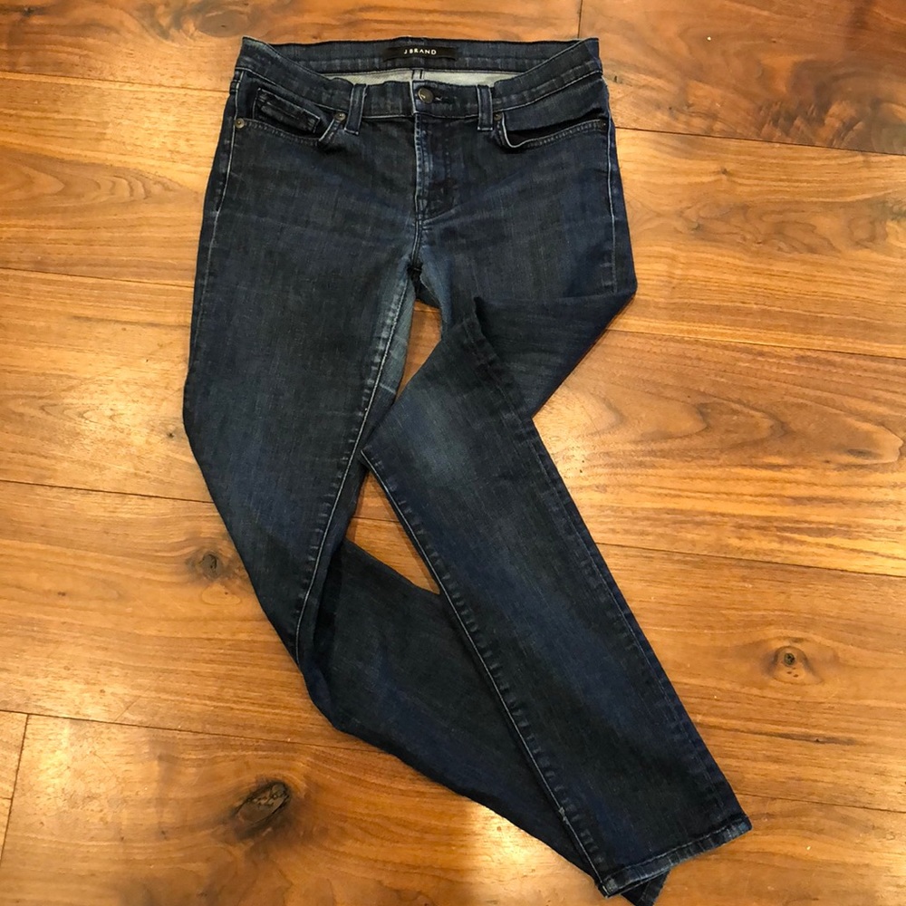 JBrand Eclipse Jean, dark wash, 27 mid rise.